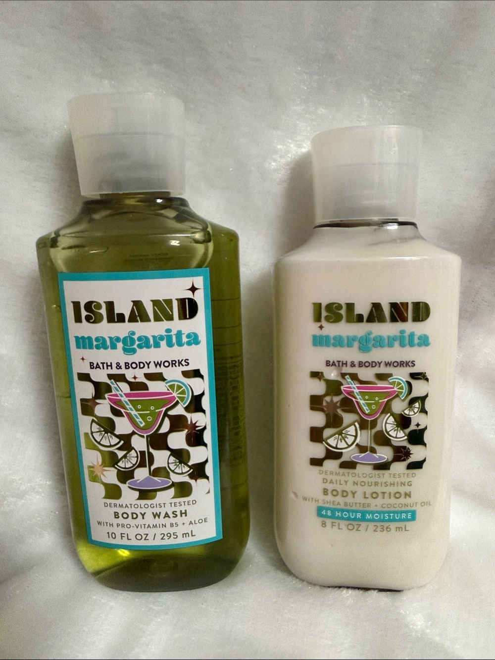 Bath and Body Works, Island Margarita, Body Lotion and Body Wash Set